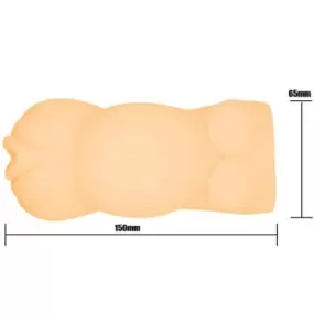 mini masturbatore realistico morbido  ed estensibile in TPR