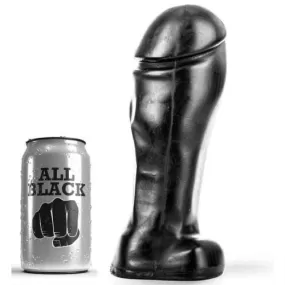 Dildo gigante nero fallo realistico ALL BLACK 22 cm