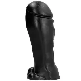 DILDO ANALE VAGINALE ALL BLACK 22 CM