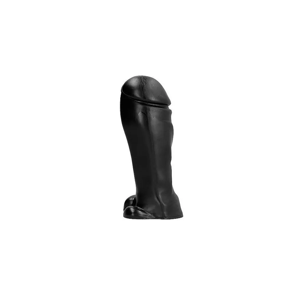 DILDO ANALE VAGINALE ALL BLACK 22 CM