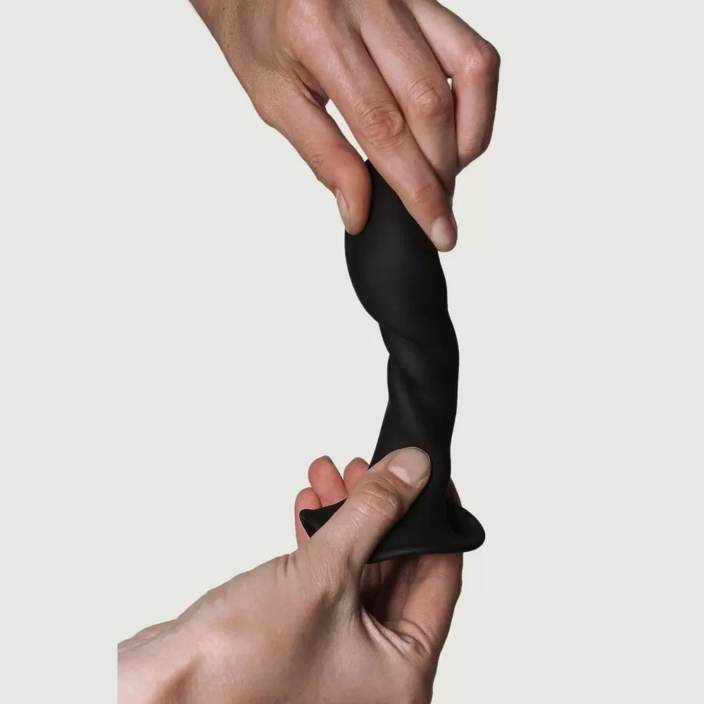 dildo a ventosa super morbido e flessibile in silicone silexpan