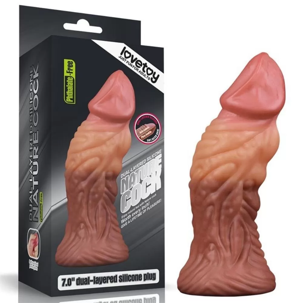PENE FINTO DILDO CON VENTOSA REALISTICO LOVETOY 18 CM
