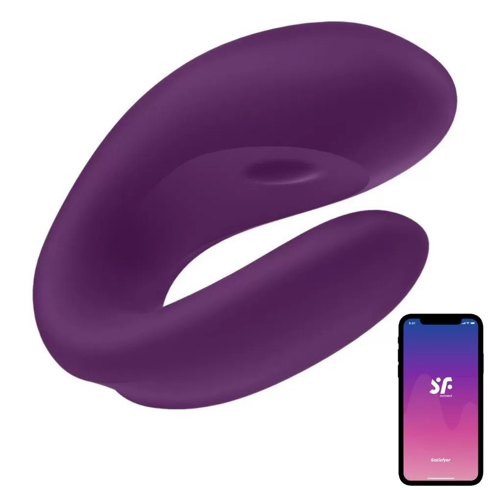 vibratore per coppie con APP Control Satisfyer Double Joy