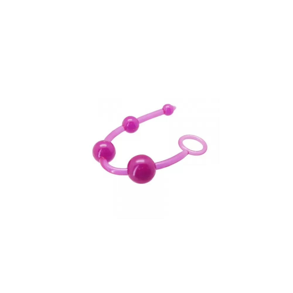 anal beads catena anale 4 palline in jelly toyz4lovers