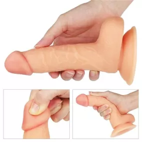 DILDO ANALE VAGINALE REALISTICO ANALLERGICO CON VENTOSA