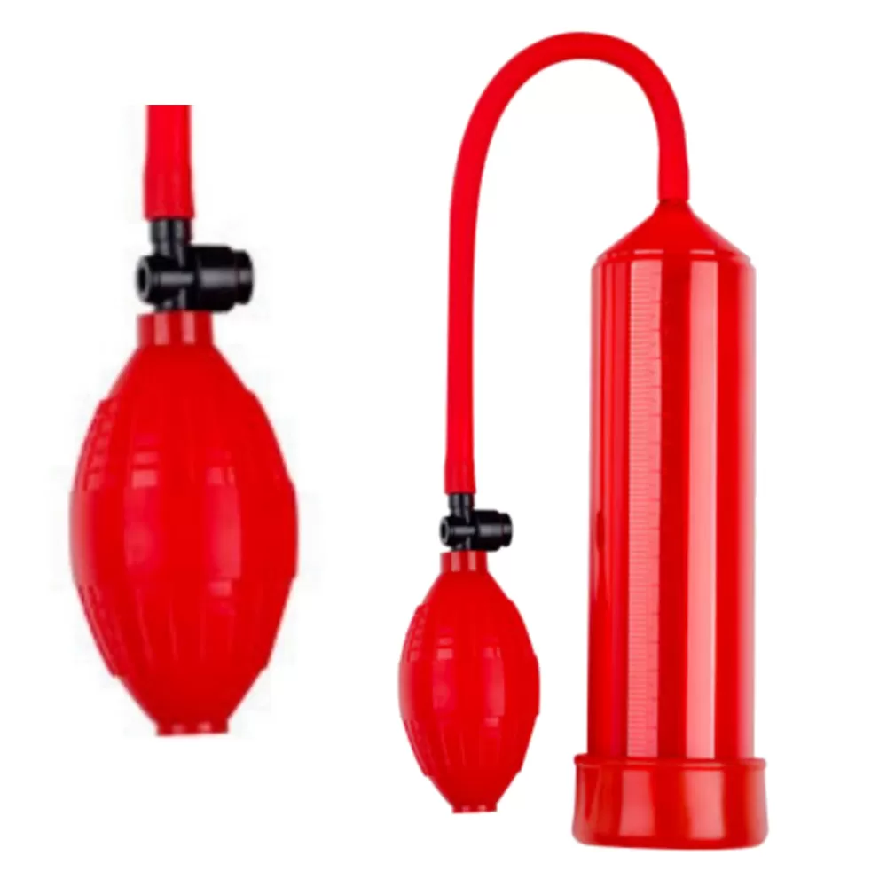 pompa per ingrandimento pene Pump Up Easy Touch Red di Toyz4lovers