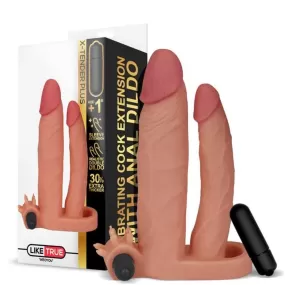 doppia guaina fallica dildo doppio vibrante X-TENDER PLUS