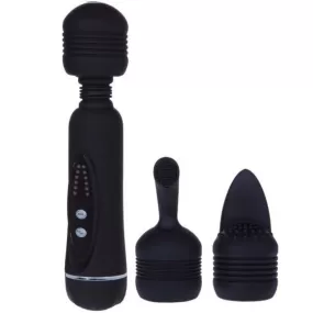 vibratore wand con testine intercambiabili