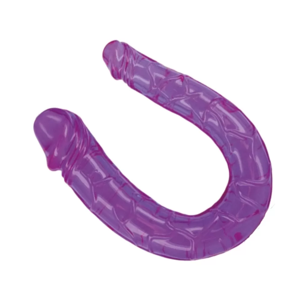 dildo fallo doppio realistico jelly viola Toyz4lovers