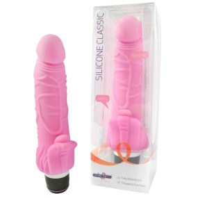vibratore fallo realistico rabbit in silicone con stimolatore clitorideo vaginale
