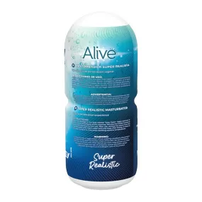 masturbatore maschile a lattina real pussy vagina Alive