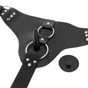 imbracatura strap-on per doppio dildo realistico
