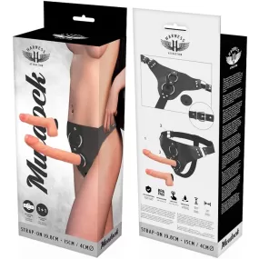 MURDOCK HARNESS ATTRACTION 19,8 CM cintura fallica doppio dildo naturale