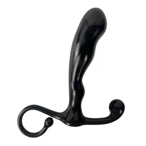 stimolatore prostatico plug anale in silicone nero