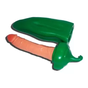 DIVERTY SEX GREEN PEPPER PENIS dildo realistico