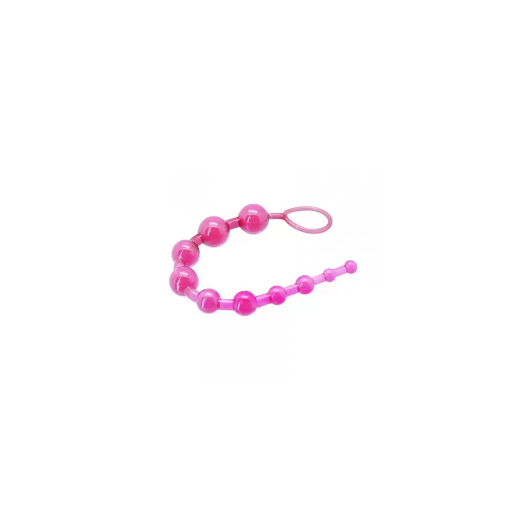 Dildo catena anale Timeless Jelly 10 sfere anali stimolanti