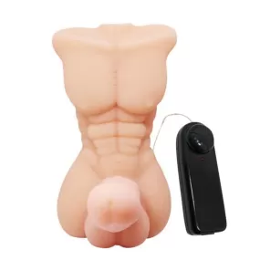 mezzo busto masturbatore dildo realistico vibrante multispeed