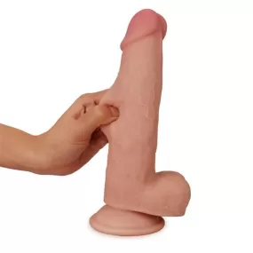 fallo realistico dildo con ventosa doppia intensità 24 cm