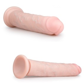 dildo anale vaginale fallo realistico rosa cipria con ventosa