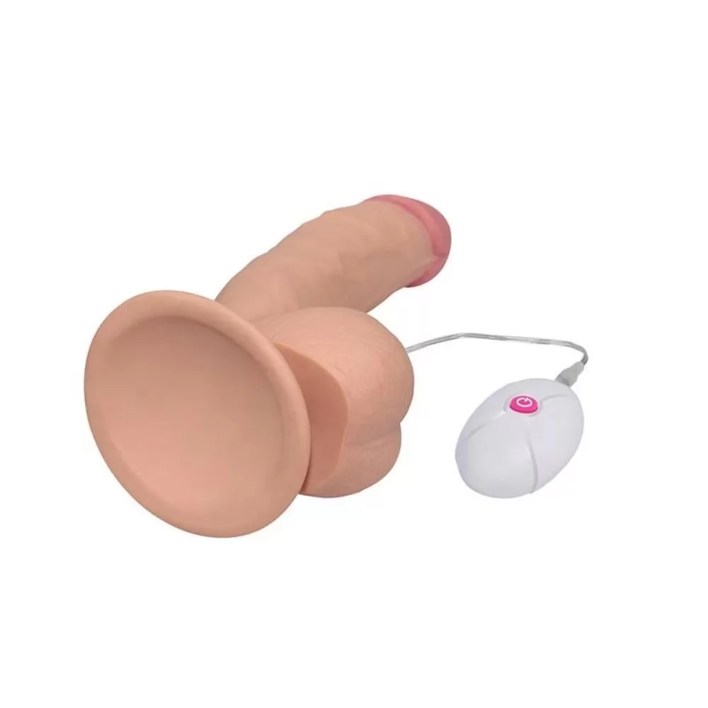 Dildo con vibrazione Soft Dude LoveToy con ventosa