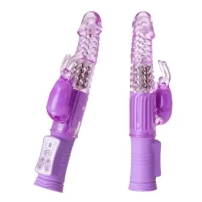 vibratore rabbit rotante 761031 di A-Toys viola