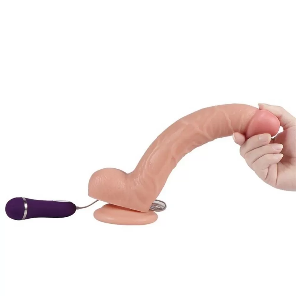 DILDO A VENTOSA VIBRANTE FALLO REALISTICO FLESSIBILE