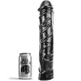 maxi dildo realistico nero ALL BLACK 32 CM