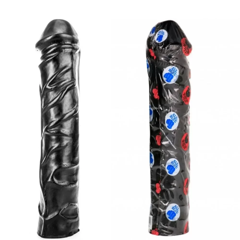 DILDO GIGANTE FALLO REALISTICO TUTTO NERO MORBIDO E FLESSIBILE