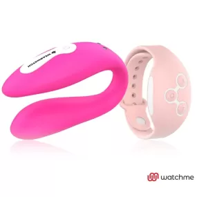vibratore di coppia con controllo remoto Wireless USB colore fucsia