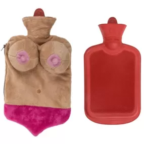 SCALDAMANI BORSE PER ACQUA CALDA DONNA SENO SCALDAMANI PELUCHE