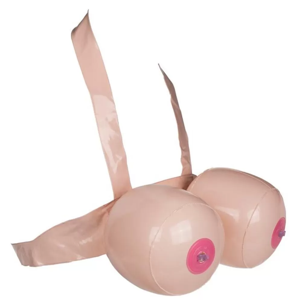 seno finto gonfiabile travestimento gadget sexy