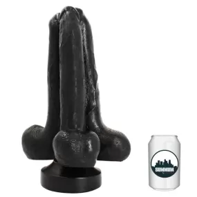 maxi triplo dildo con ventosa da 25 cm