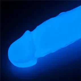 dildo realistico in morbido tpe glow in the dark