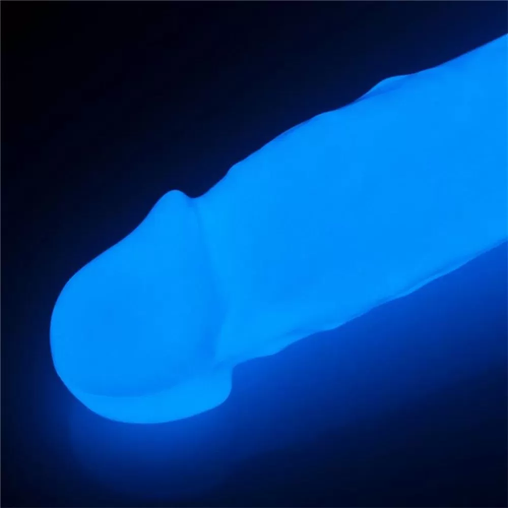 dildo realistico in morbido tpe glow in the dark