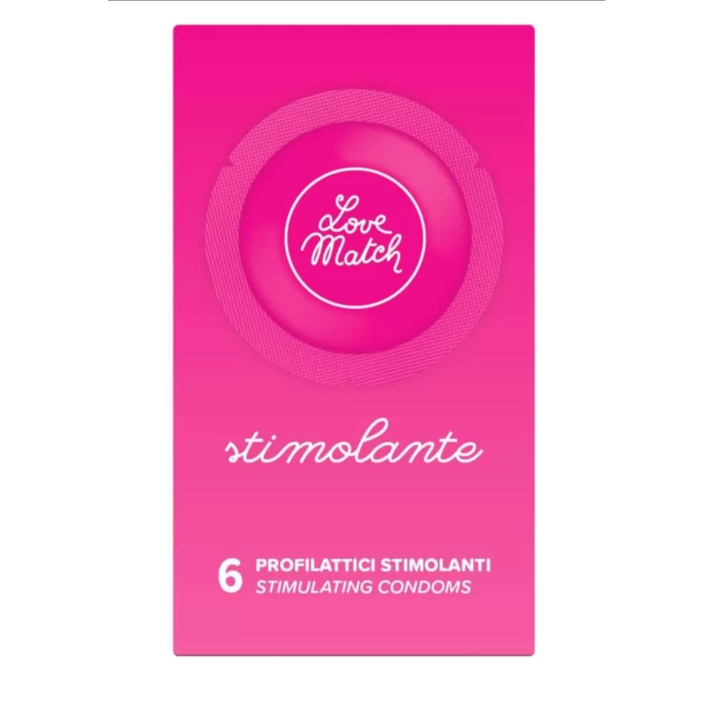 profilattici condoms stimolanti 6 pezzi