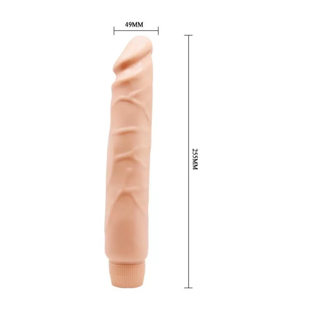 Dildo vibrante Bayle Barbara Jeff Vibratore realistico multi-speed 25,5cm