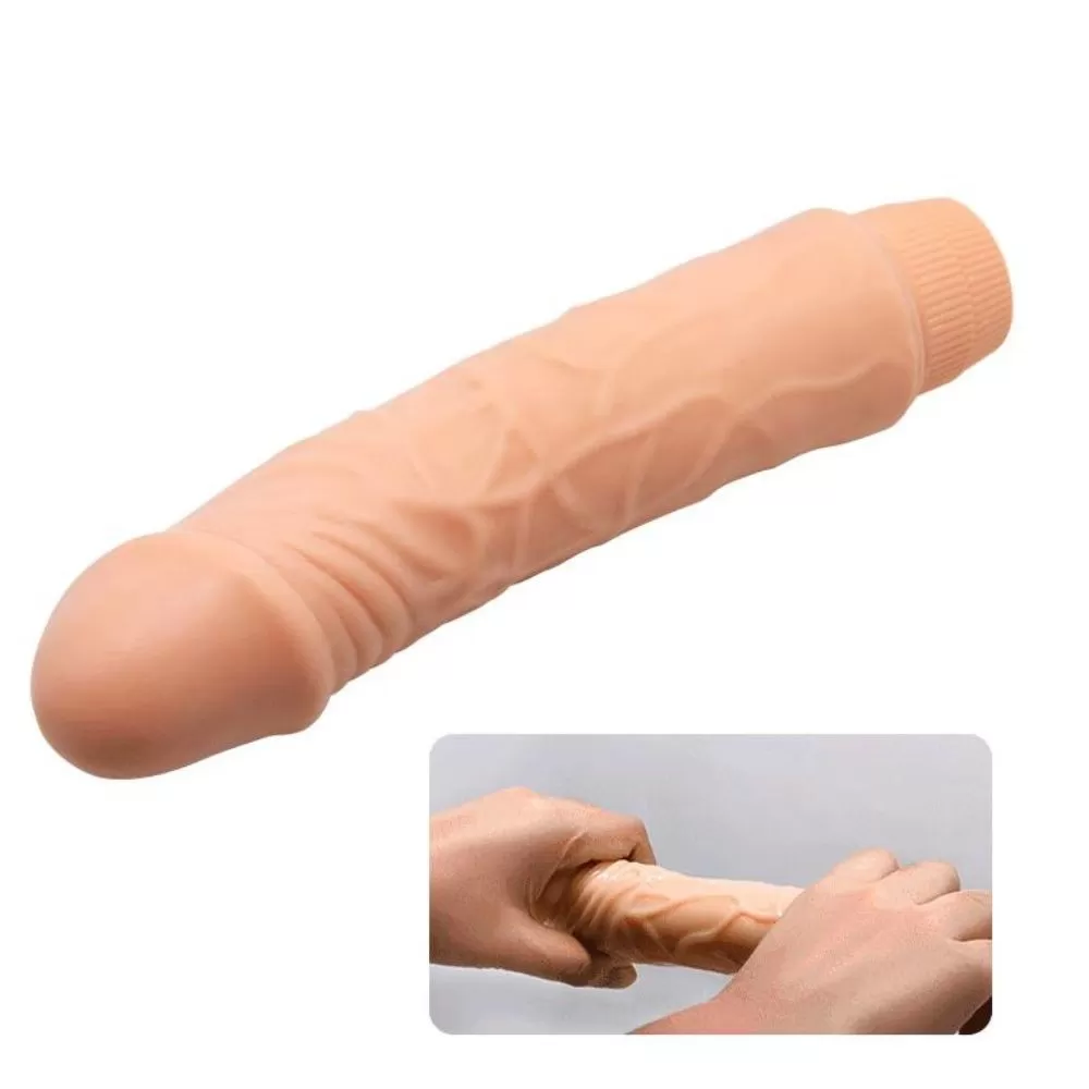 vibratore anale vaginale dildo vibrante 19,5 cm