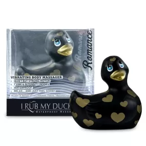 BIG TEAZE TOYS STIMOLATORE I RUB MY DUCKIE 2.0 ROMANCE BLACK AND GOLD