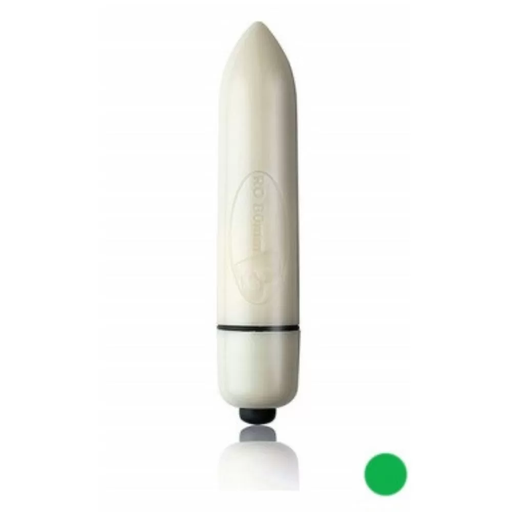 vibratore proiettile stimolatore donna  FLUO VERDE NEON HALO RO-80mm ROCKS-OFF