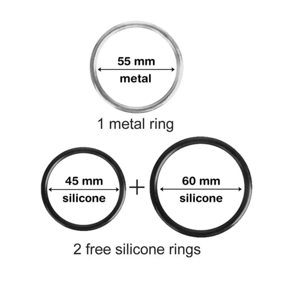 O-ring 5.5 cm, 4.5 cm, 6.0 cm imbracatura fallica donna strap-on dildo