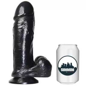 dildo realistico dilatatore anale nero SUMMUM MASSIVO 23,5 CM