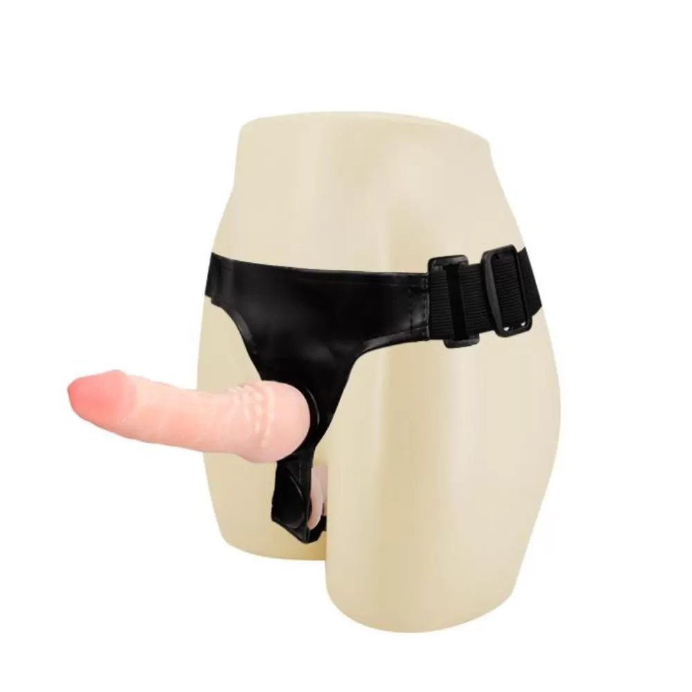 DOUBLE STRAP ON DOPPIO DILDO CINTURA FALLICA PER DONNA HARNESS ULTRA DI BAILE