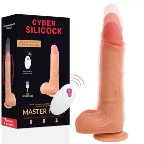 dildo realistico silicone skin vibrante con UP & DOWN