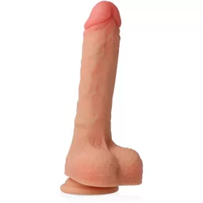 vibratore dildo realistico MASTER HUCK anallergico in silicone 20,9 cm