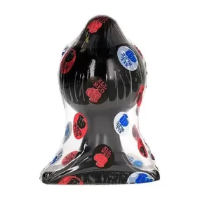 BUTT PLUG ANALE, SPINA ANALE, DILATATORE ANALE IN GOMMA CON VENTOSA