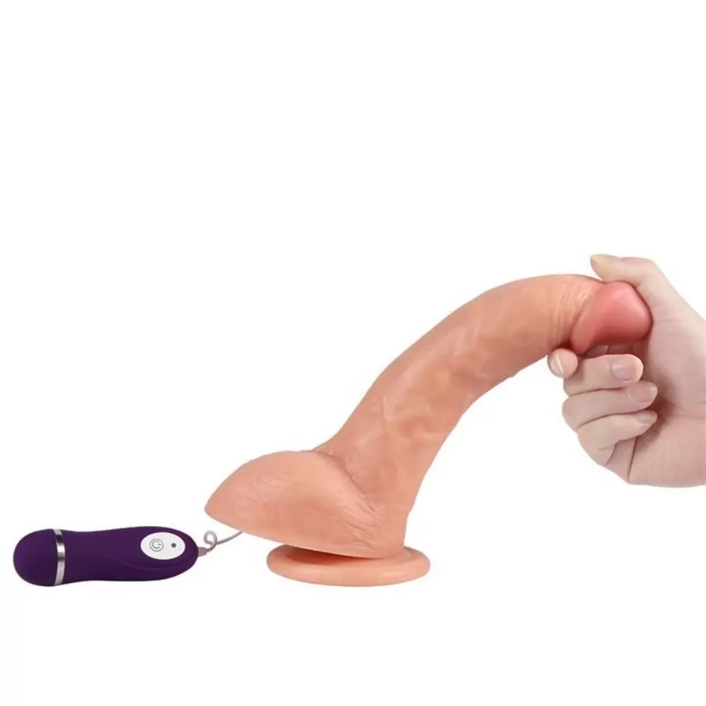 dildo realistico morbido e flessibile in silicone dildo vibrante