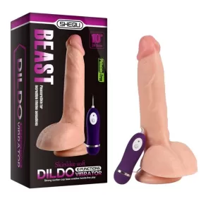 dildo SHEQU BEAST FALLO REALISTICO CON VIBRAZIONE 24,5 CM