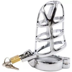 OHMAMA GABBIA PER IL PENE IN METALLO CON LUCCHETTO TAGLIA L