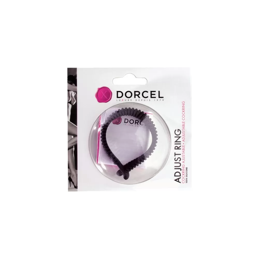 anello per il pene adjust ring nero di Marc Dorcel