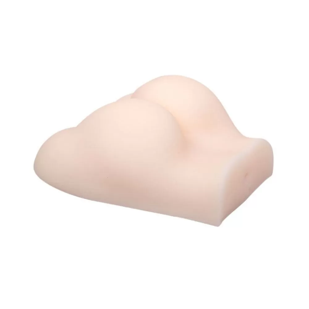 masturbatore portatile realistico cyberskin con foro anale e vaginale